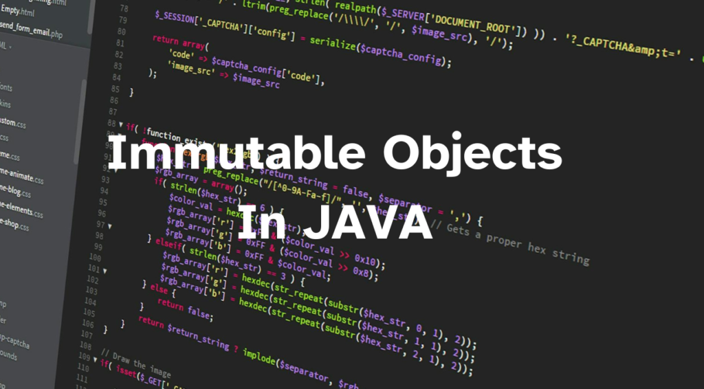 immutable objects